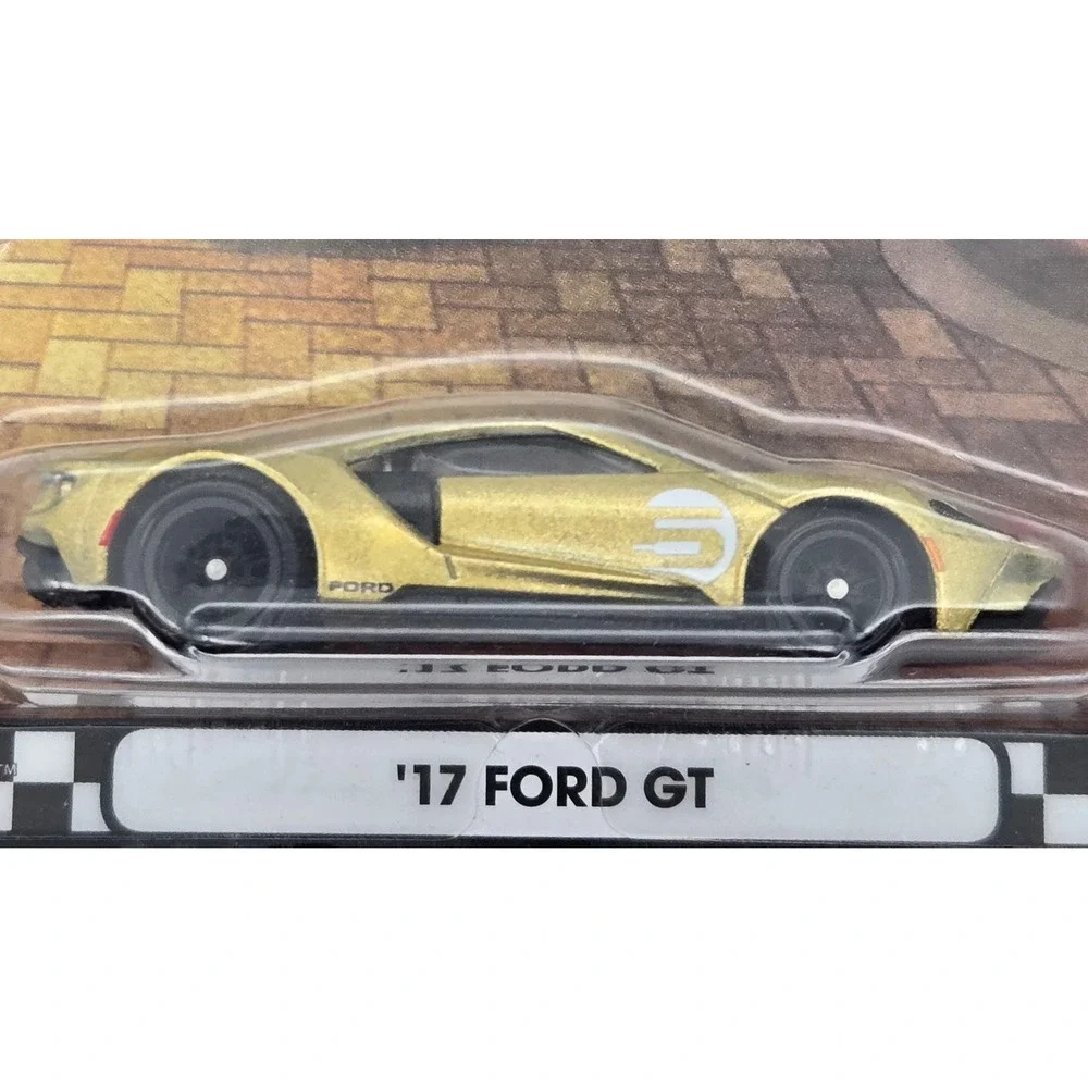 Hot Wheels Boulevard '17 Ford GT Unisex 1:64 Gold Premium‎ Real Riders 130 New